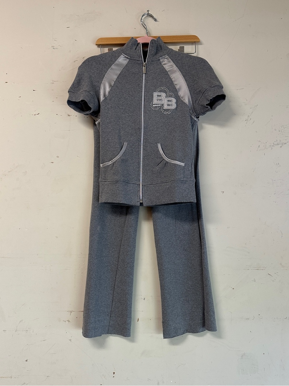 Vintage Y2K Bebe sport matching track set xs